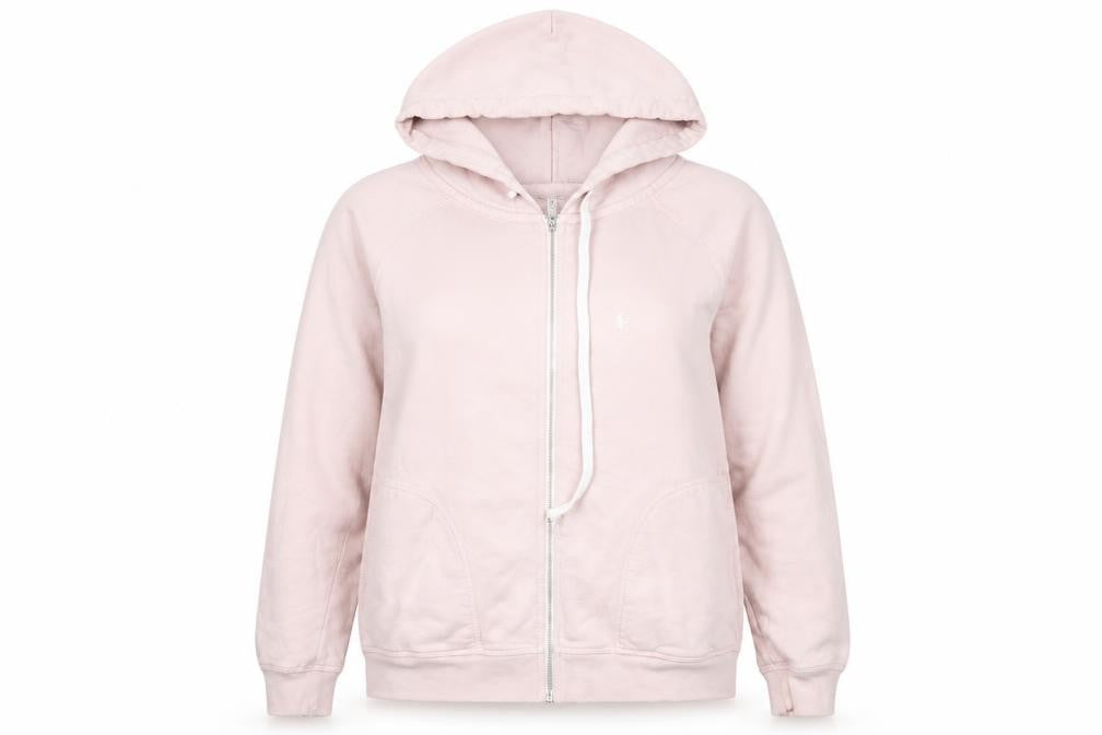 Womens UK 14 Regular Jack Wills Pink Full Zip Hoodie