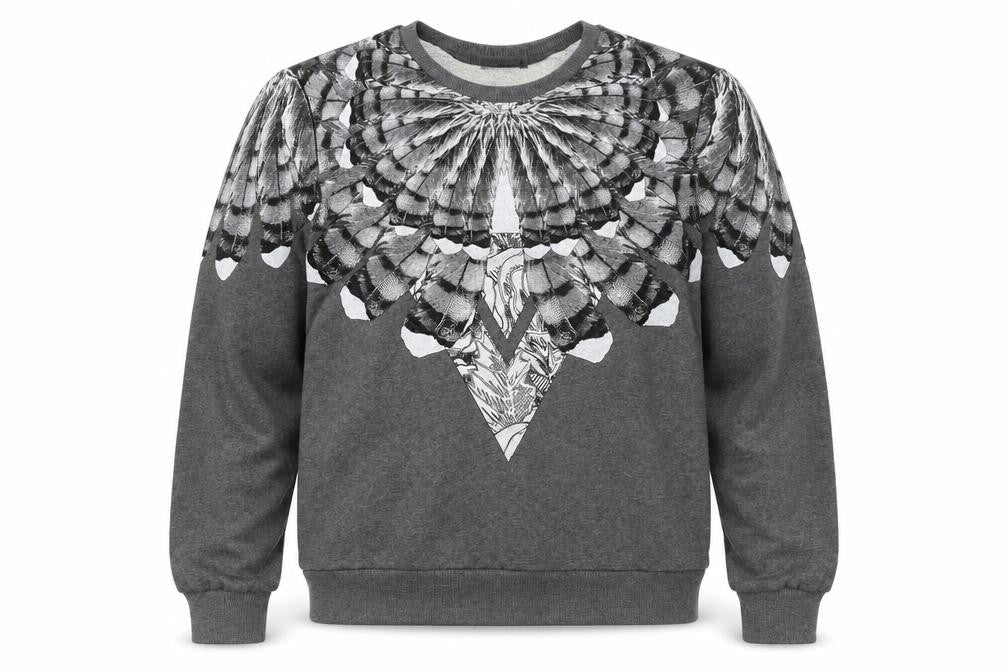 Million & Man Mens Grey Cotton Pullover Sweatshirt Size L
