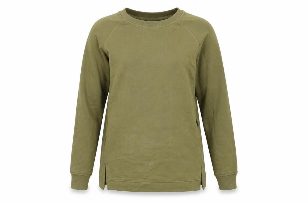 Marks and Spencer Womens Green Cotton Pullover Sweatshirt Size 10 Pullover