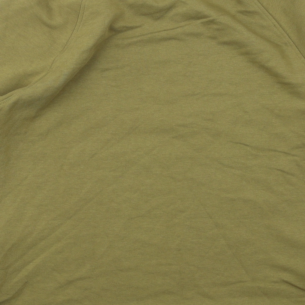 Marks and Spencer Womens Green Cotton Pullover Sweatshirt Size 10 Pullover
