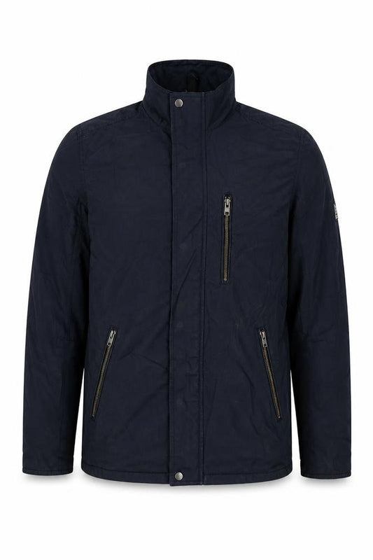 Jack Wills Mens Black Rain Coat Coat Size M Zip