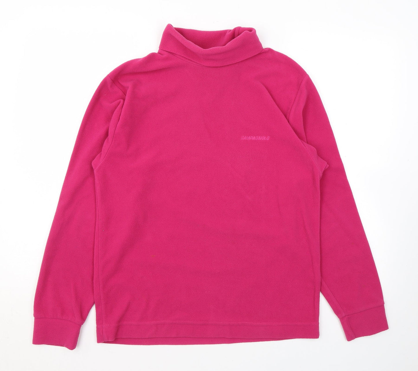 Campagnolo Womens Pink Polyester Pullover Sweatshirt Size S Pullover