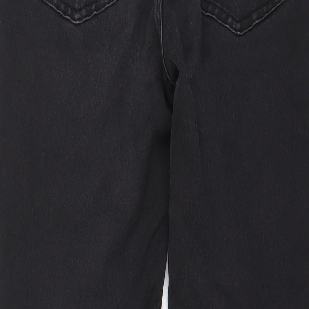 Monki Womens Grey Cotton Skinny Jeans Size 29 in L26 in Regular Zip - Pockets