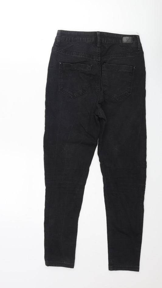 Celebrity Pink Womens Black Cotton Skinny Jeans Size 25 in L24 in Regular Zip