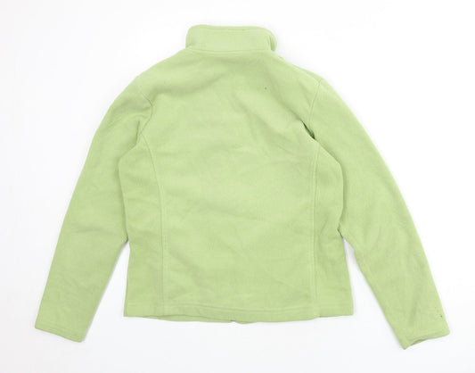 M&Co Womens Green Jacket Size M Zip