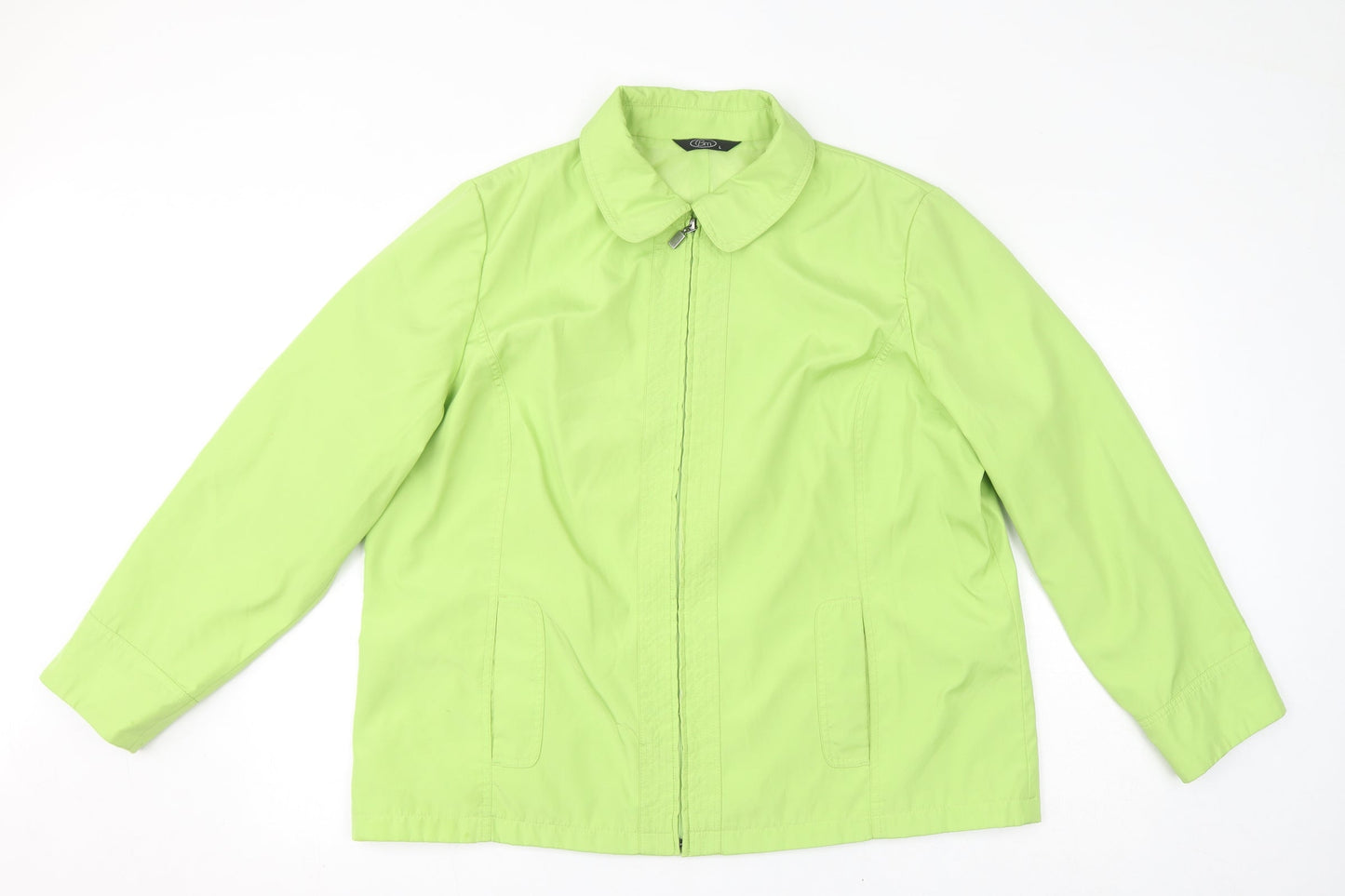 Bonmarché Womens Green Jacket Size L Zip