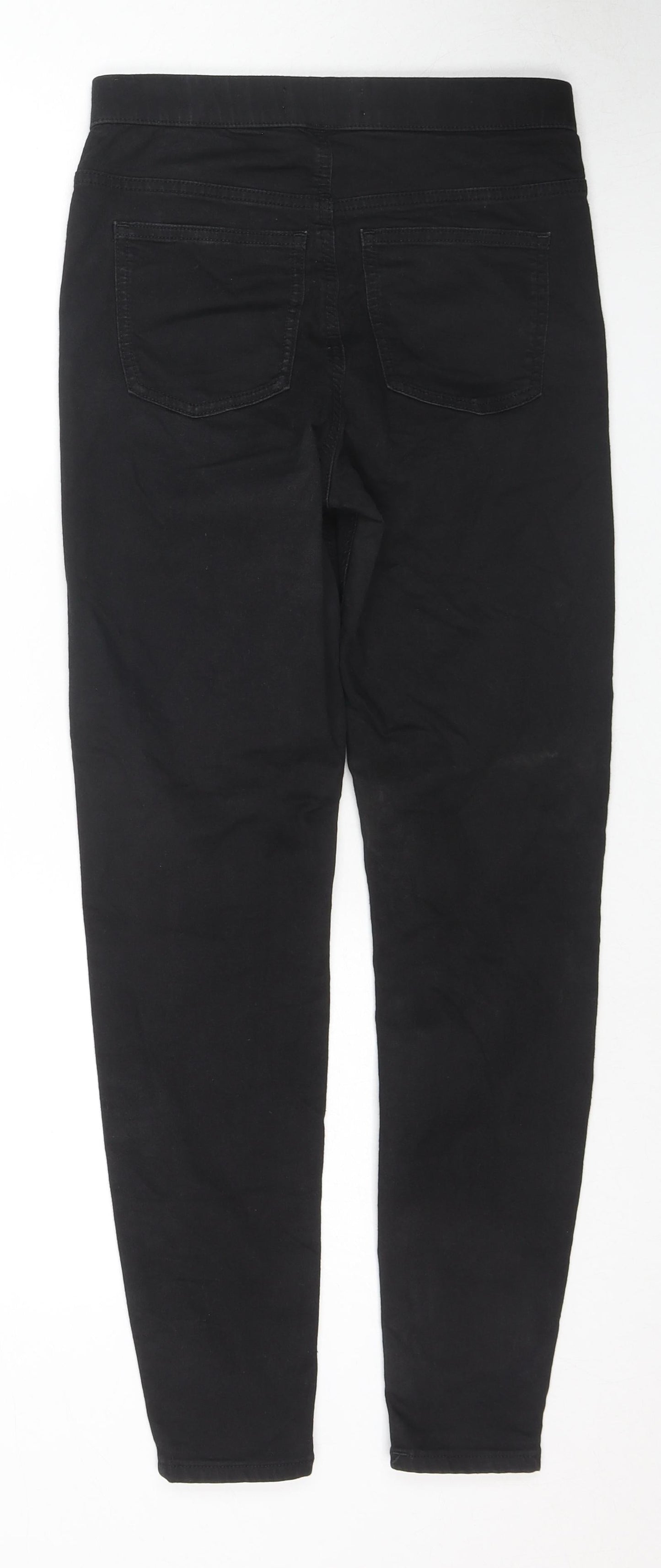 Marks and Spencer Womens Black Cotton Jegging Jeans Size 8 L27 in Regular
