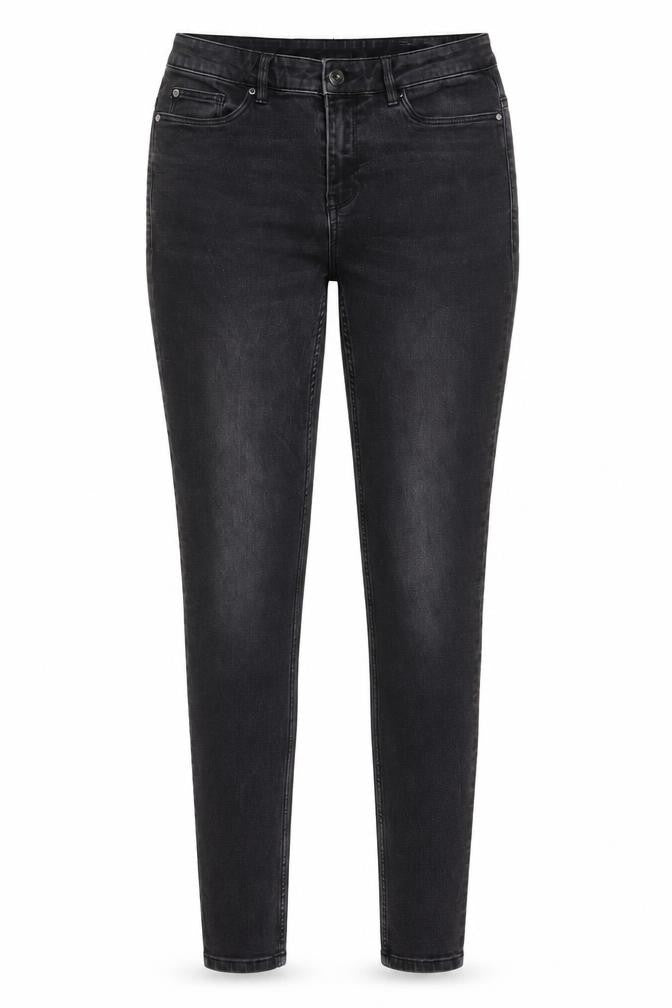ESMARA Womens Grey Cotton Skinny Jeans Size 28 in L30 in Regular Zip - Pockets