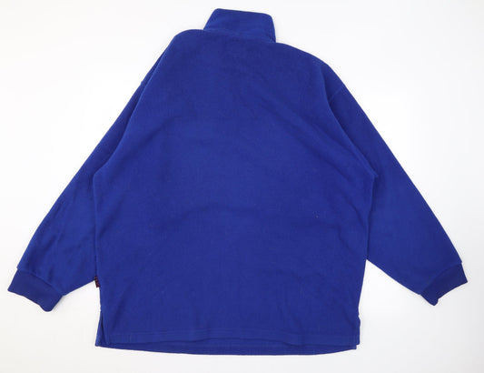 ILA Mens Blue Polyester Pullover Sweatshirt Size L