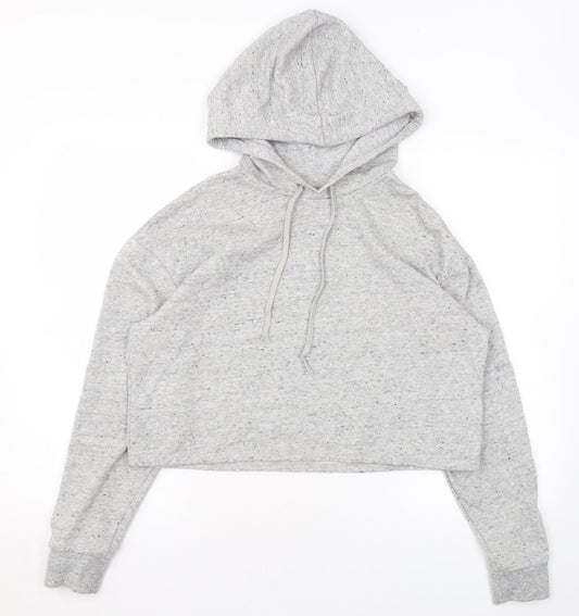Divided by H&M Womens Grey Cotton Pullover Hoodie Size M Pullover