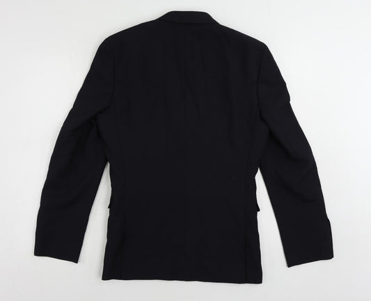 NEXT Mens Blue Polyester Jacket Suit Jacket Size 36 Regular