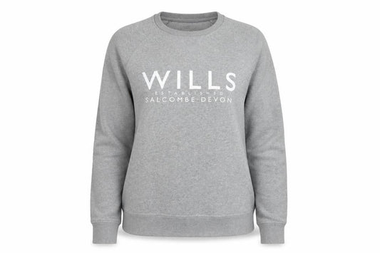 Womens UK XS Regular Jack Wills Grey Pullover Sweatshirt