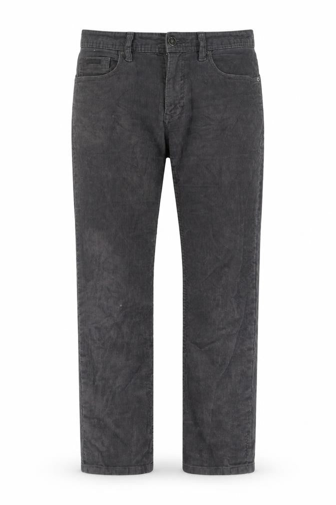 Calvin Klein Jeans Mens Grey Cotton Trousers Size 30 in L26 in Regular Zip
