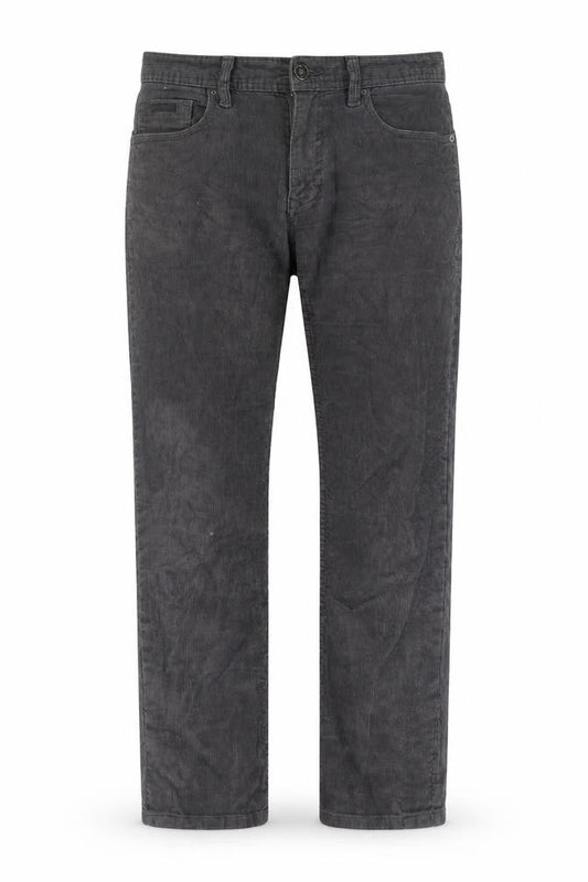 Calvin Klein Jeans Mens Grey Cotton Trousers Size 30 in L26 in Regular Zip