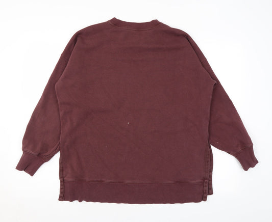 Aerie Mens Purple Polyester Pullover Sweatshirt Size XS