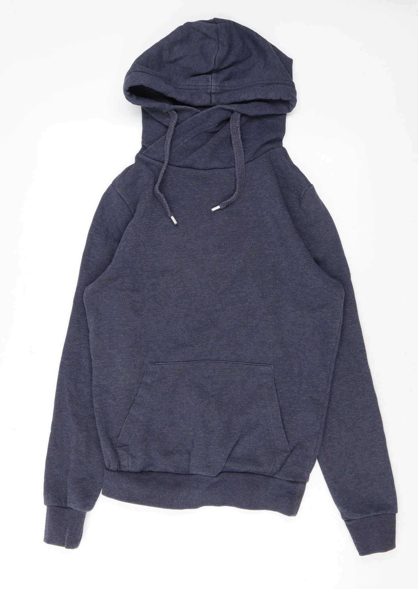 Divided by H&M Mens Blue Cotton Pullover Hoodie Size XS