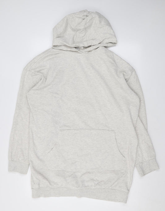 Divided by H&M Mens Beige Cotton Pullover Hoodie Size M