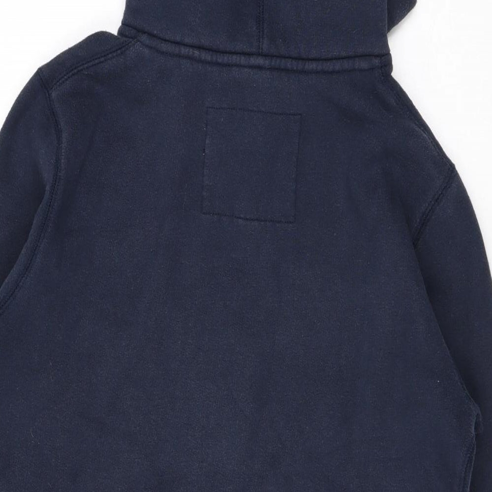 Jack Wills Womens Blue Cotton Pullover Hoodie Size 6 Pullover