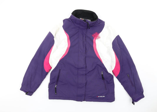 Parallel Womens Multicoloured Rain Coat Coat Size 12 Zip