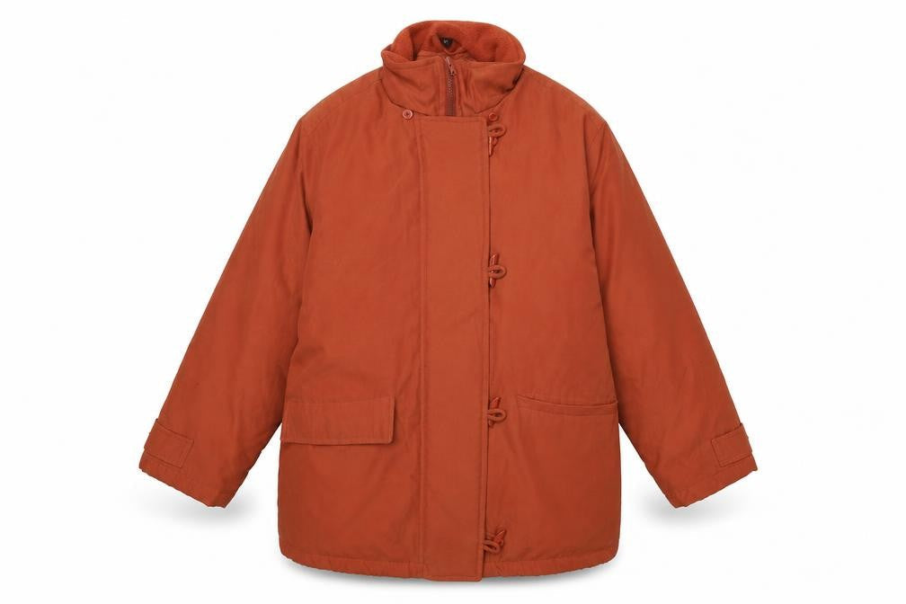 Debenhams Womens Orange Jacket Coat Size 12 Zip