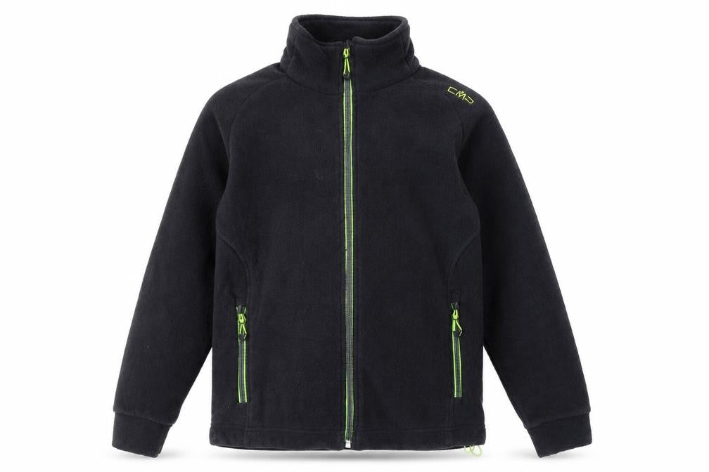 Front view of CMP boys’ grey jacket, size 10-11, years zip
