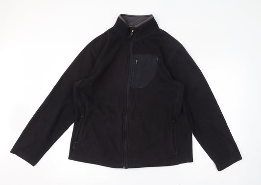 Marks and Spencer Womens Black Jacket Size M Zip