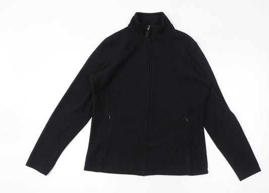Marks and Spencer Womens Black Jacket Size 14 Zip