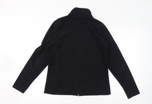 Marks and Spencer Womens Black Jacket Size 14 Zip