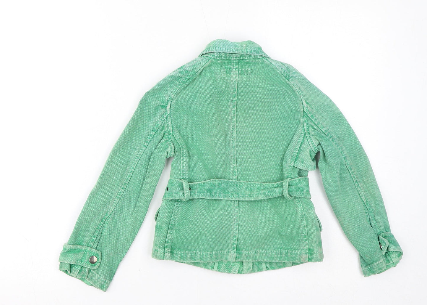 French Connection Girls Green Jacket Size 6 Years Zip