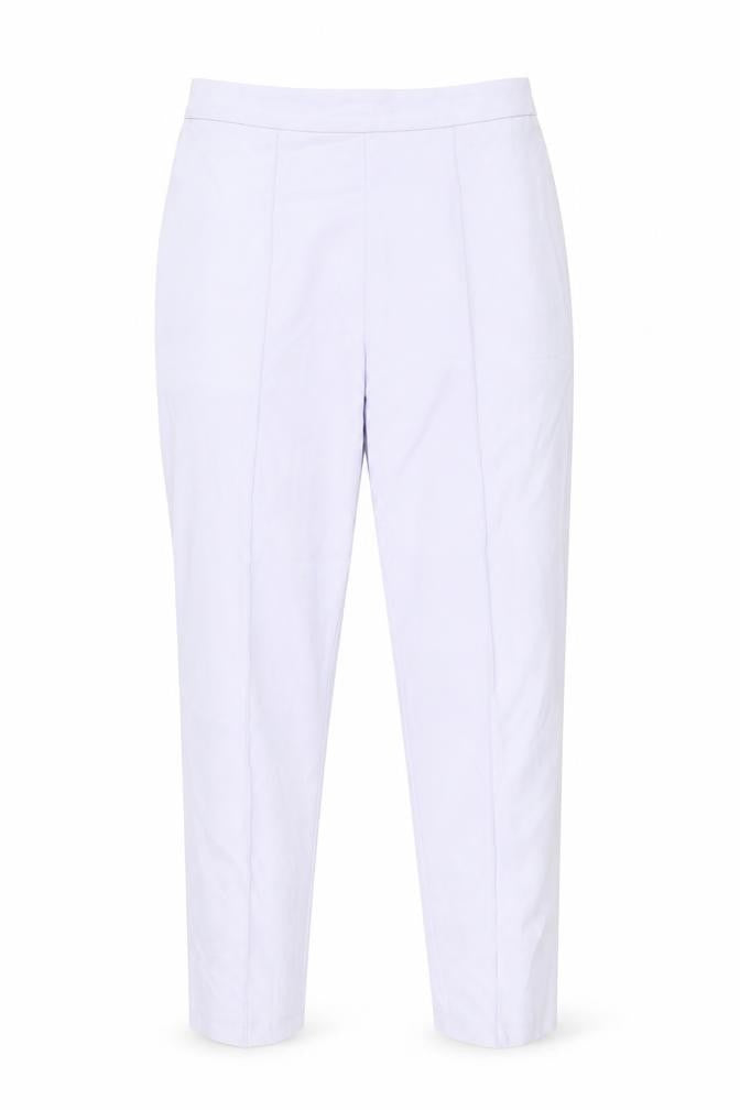 Marks and Spencer Womens Purple Polyester Trousers Size 10 L30 in Regular
