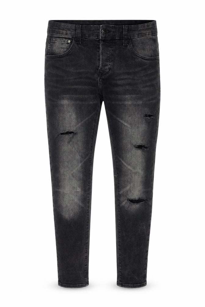 Denim & Co. Mens Black Cotton Skinny Jeans Size 32 in L32 in Regular Button
