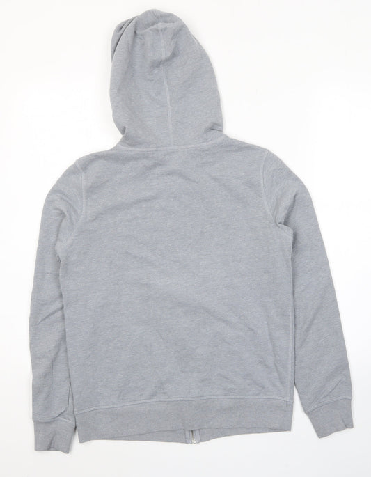 VSX Sport Womens Grey Cotton Full Zip Hoodie Size S Zip - Logo