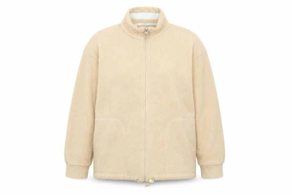 Marks & Spencer Womens Beige Jacket Size 10 Zip