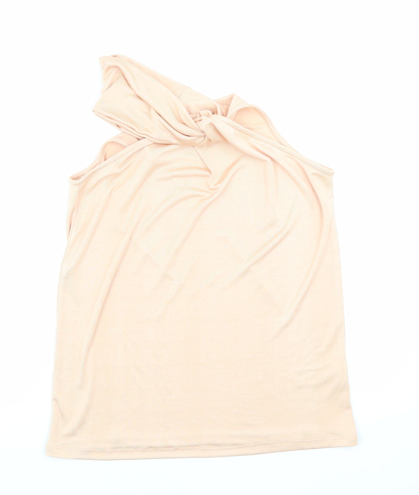 River Island Womens Orange Polyester Basic Tank Size M Off the Shoulder