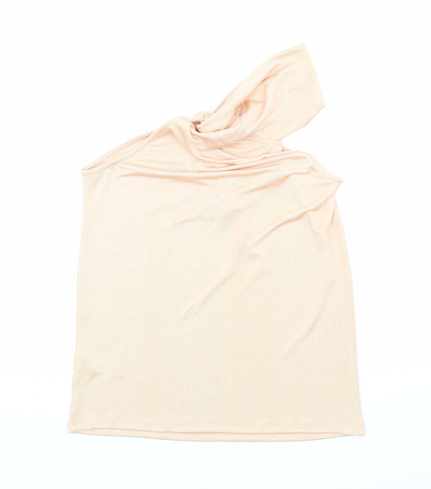River Island Womens Orange Polyester Basic Tank Size M Off the Shoulder