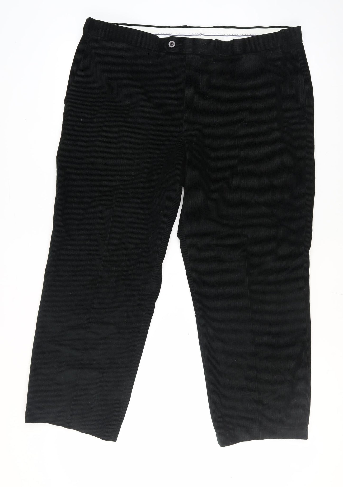 Marks and Spencer Women's Black Corduroy Chino