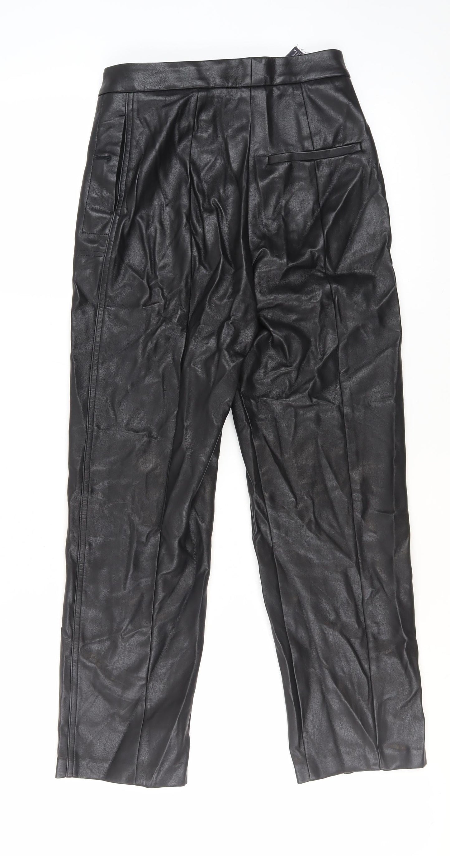 Marks and Spencer Women's Black Straight Trousers
