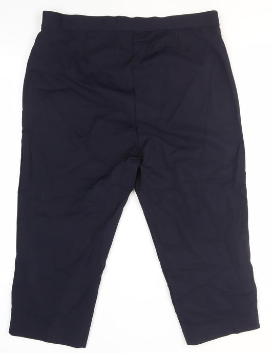 Marks and Spencer Women's Blue Trousers Size 18