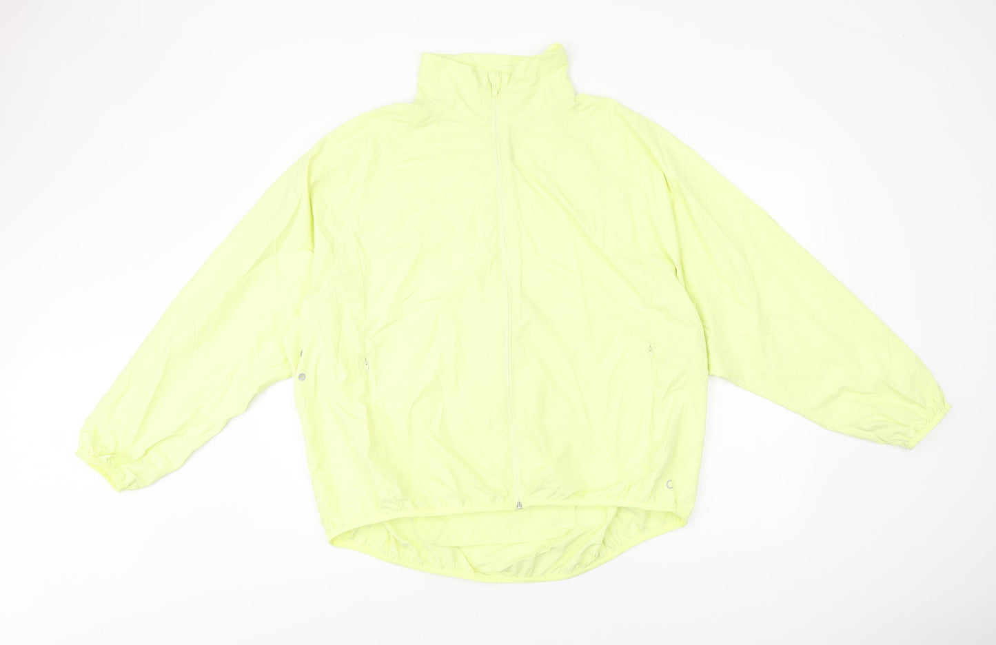 Marks and Spencer Womens Yellow Jacket Size 18 Zip
