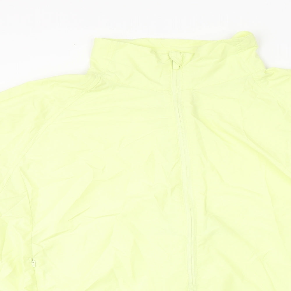 Marks and Spencer Womens Yellow Jacket Size 18 Zip