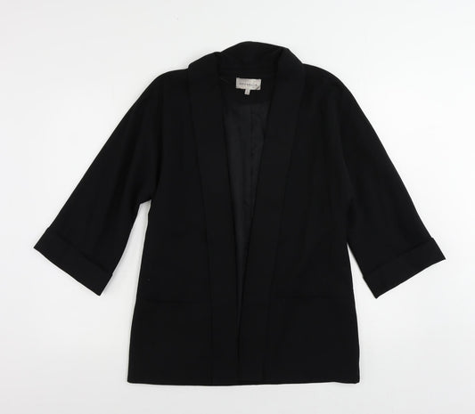 Amaryllis Womens Black Jacket Blazer Size 12 - Open
