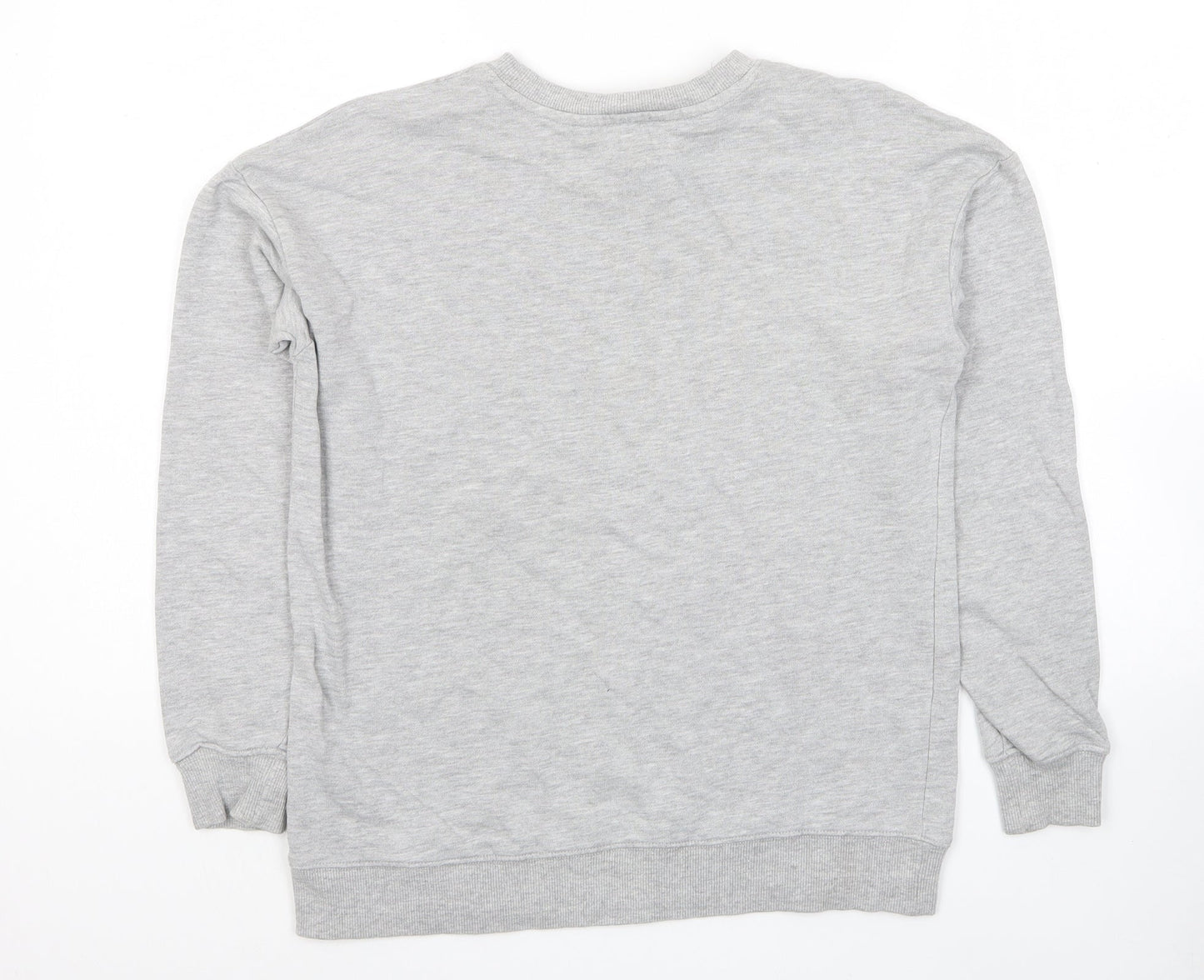 ASOS Womens Grey Cotton Pullover Sweatshirt Size 6 Pullover