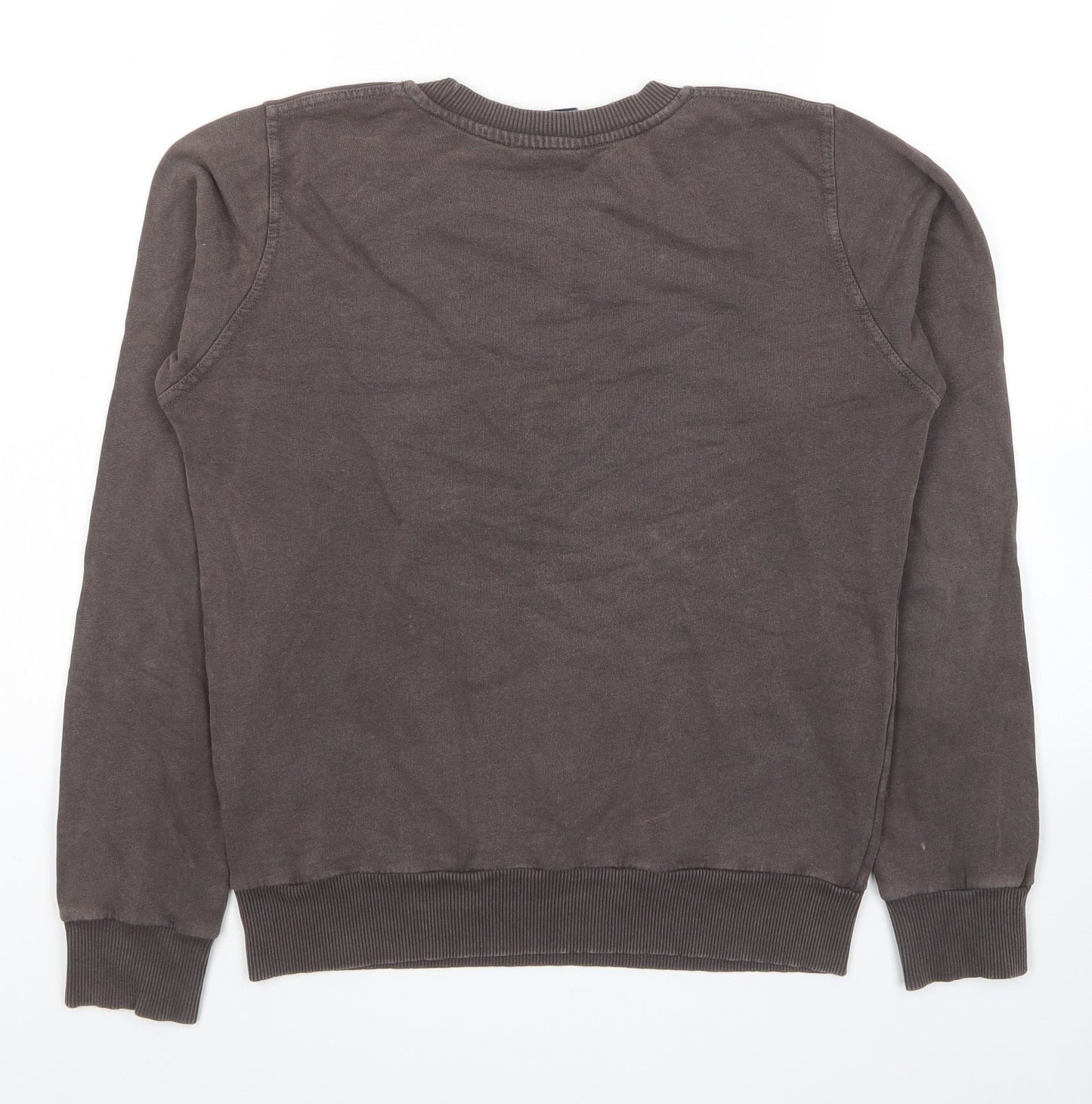 Zara Womens Brown Cotton Pullover Sweatshirt Size S Pullover - Spalding