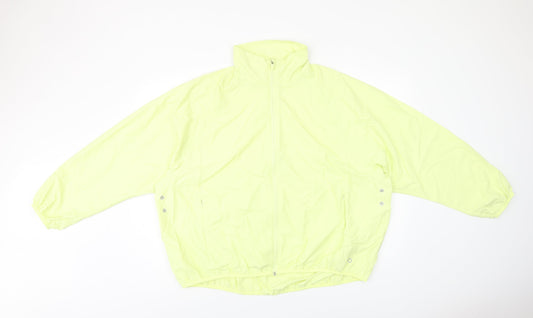 Marks and Spencer Womens Yellow Jacket Size 16 Zip