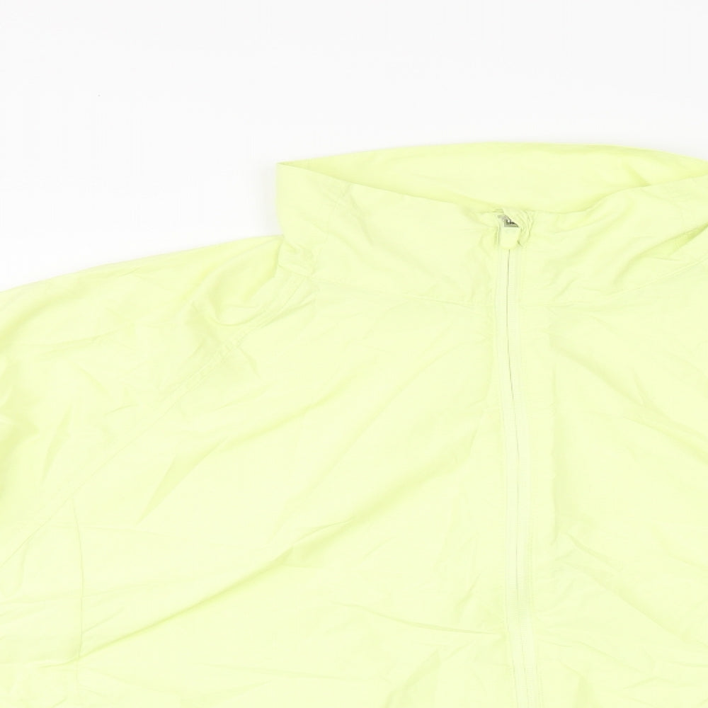 Marks and Spencer Womens Yellow Jacket Size 16 Zip