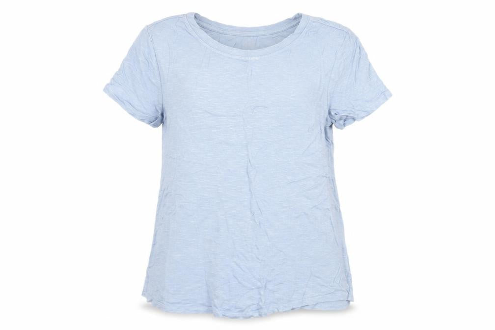 Womens UK Size S Gap Blue Viscose T-Shirt