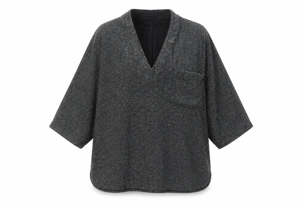 Marks and Spencer Womens Multicoloured Polyamide Basic Blouse Size 12 V-Neck - Glittery