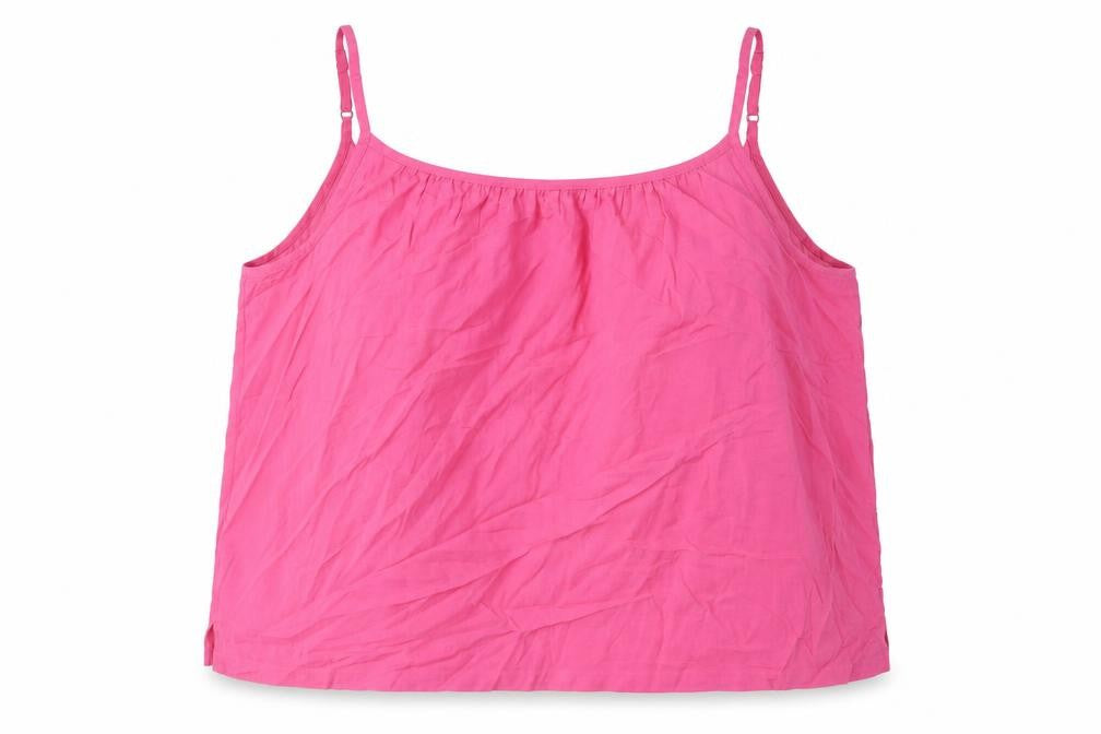 Marks and Spencer Womens Pink Viscose Camisole Tank Size 22 Scoop Neck