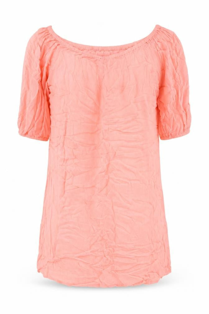 Marks and Spencer Womens Orange Viscose A-Line Size 10 Off the Shoulder Pullover