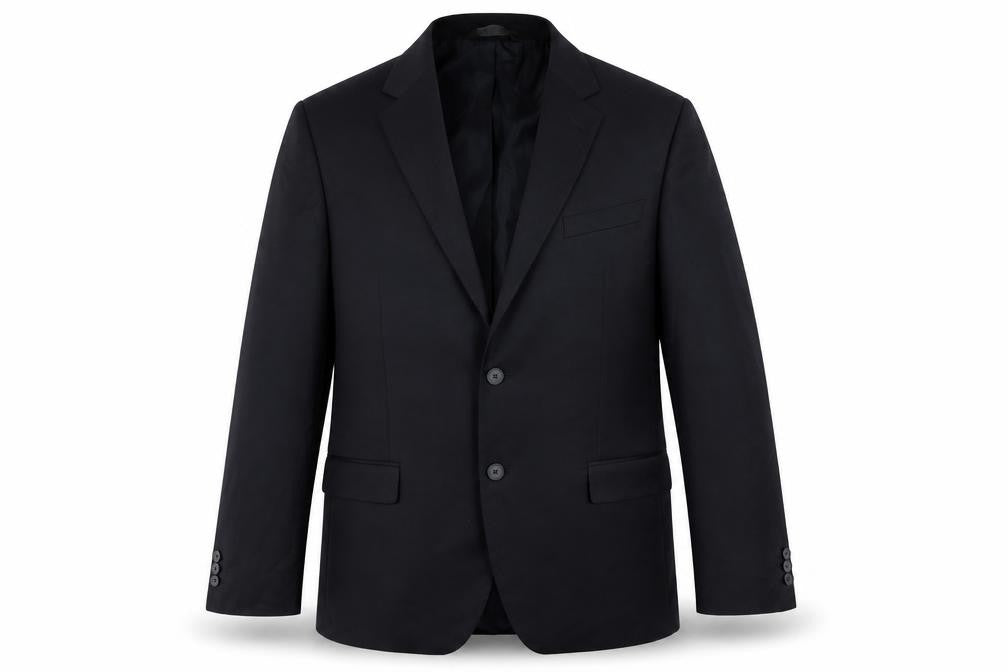 Marks and Spencer Mens Blue Polyester Jacket Suit Jacket Size 46 Regular